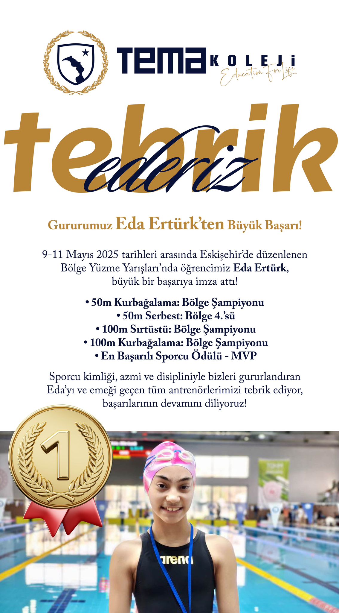 Eda ERTÜRK’ten Büyük Başarı