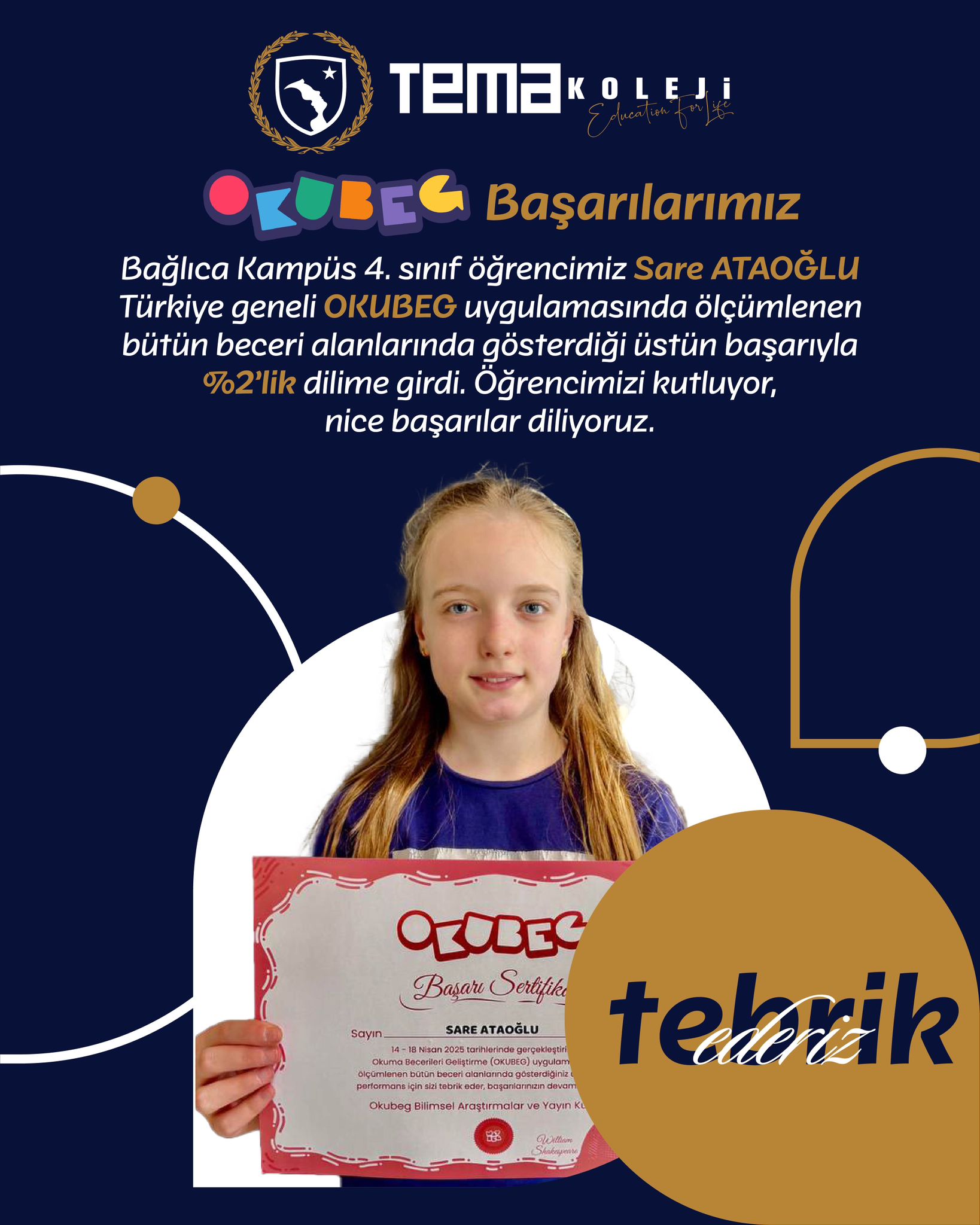OKUBEG Uygulamasında Üstün Başarı!