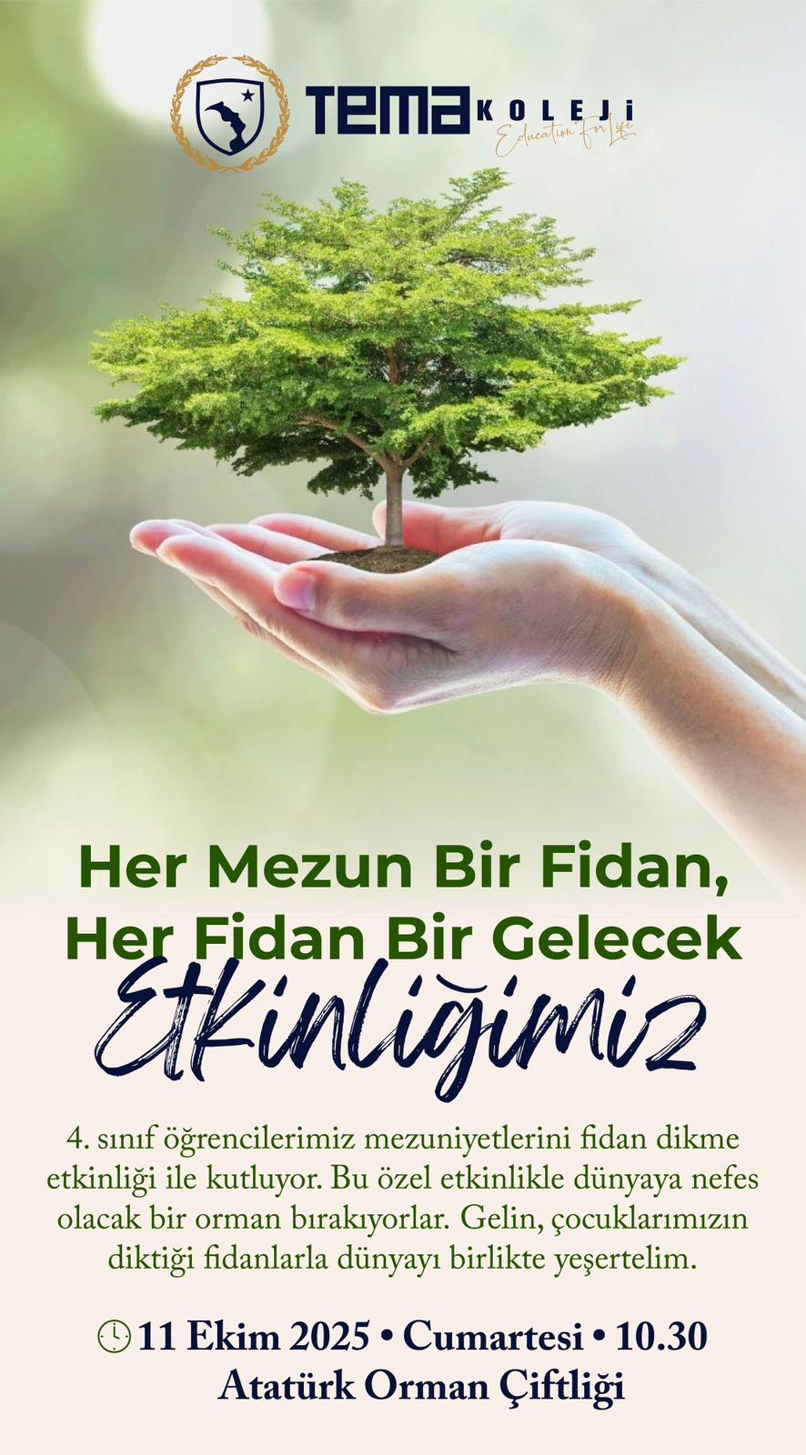 Her Mezun Bir Fidan Her Fidan Bir Gelecek