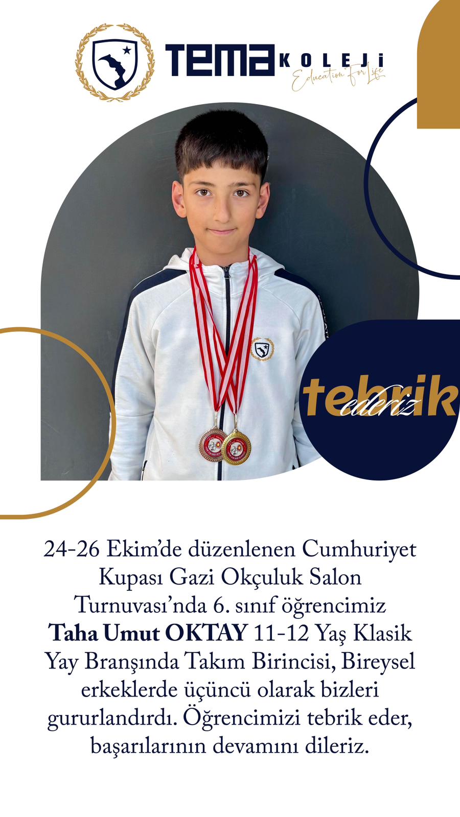 Taha Umut Oktay Okçuluk Başarı