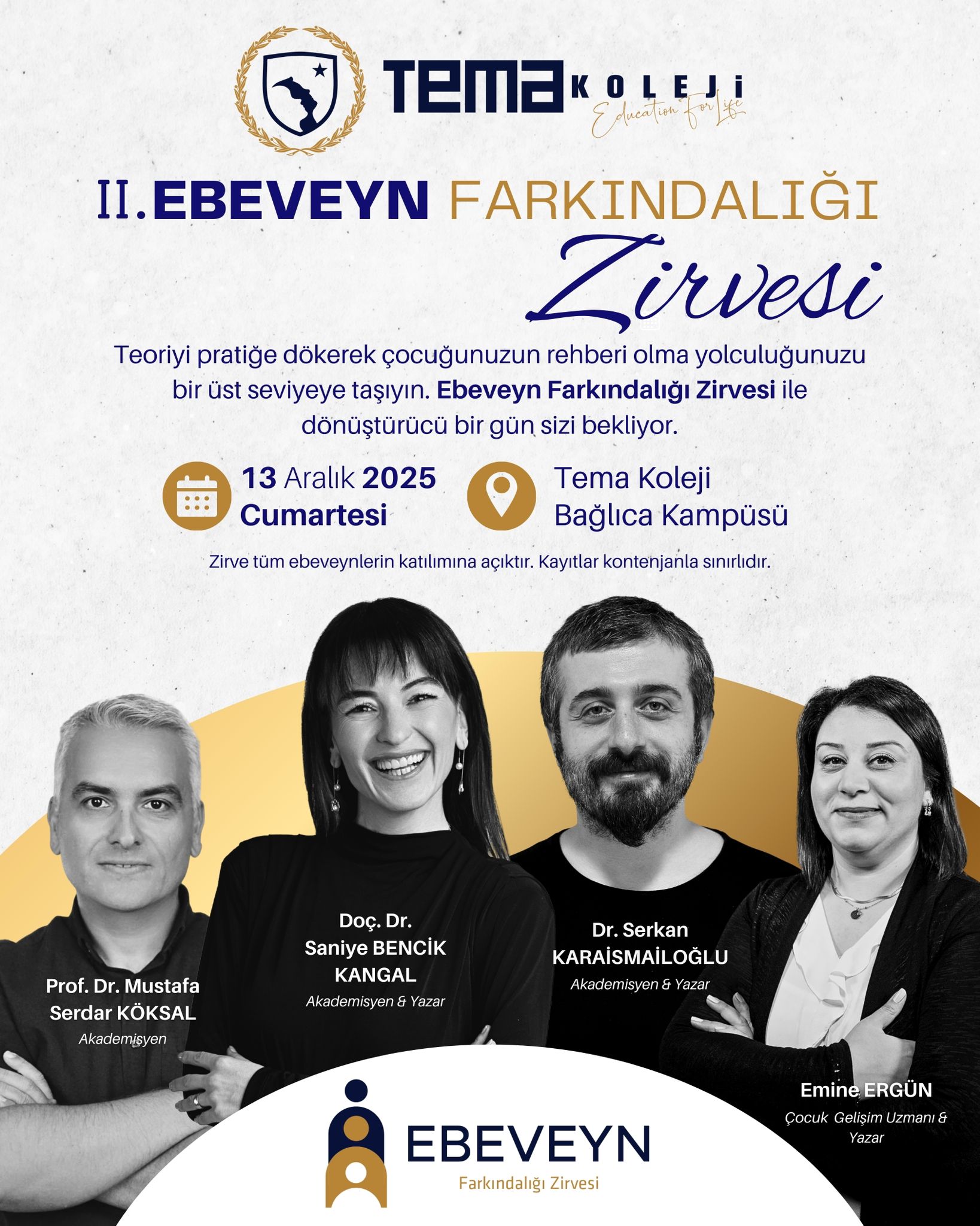 II. Ebeveny Farkındalığı Zirvesi Başlıyor…