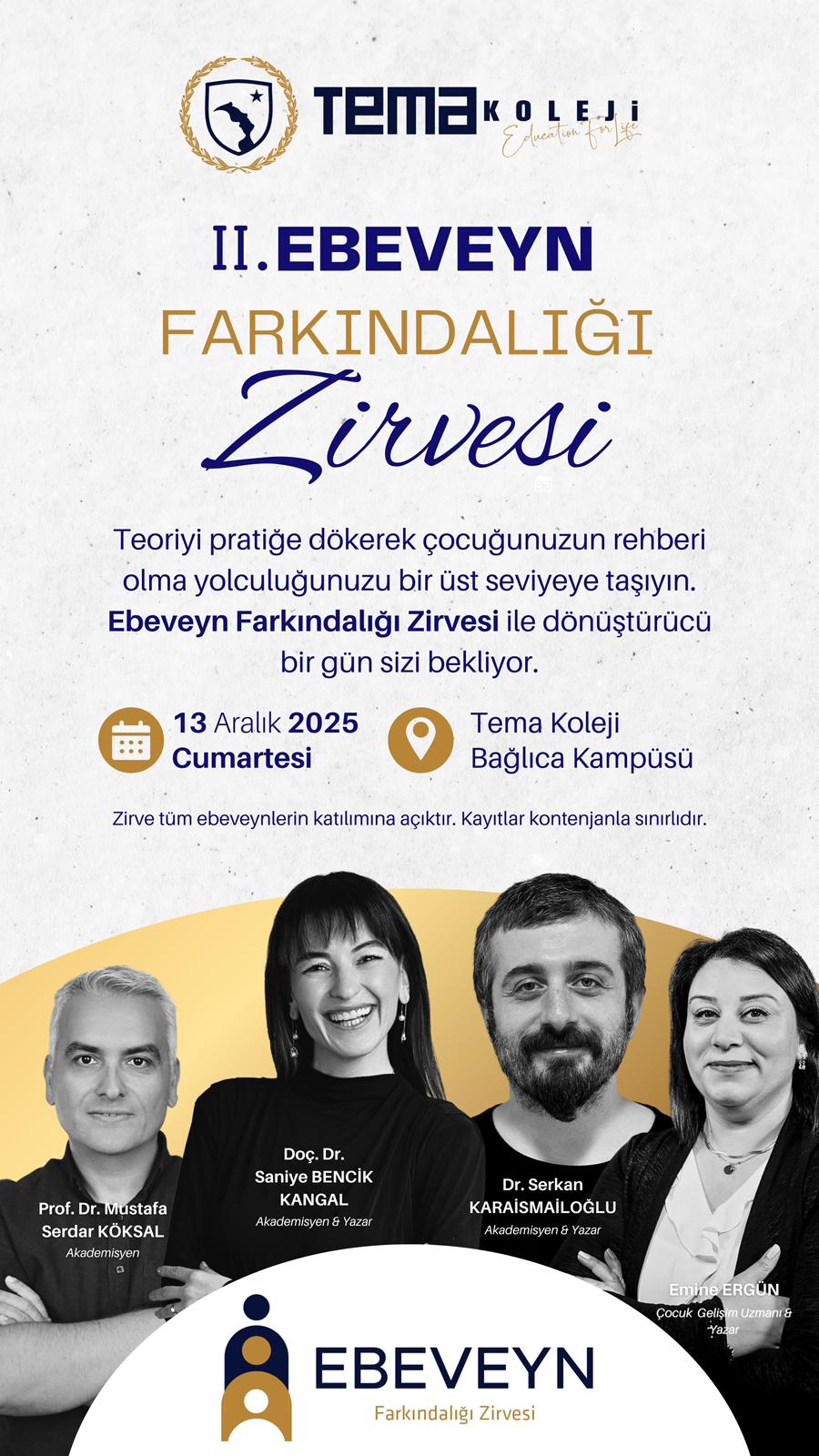 II. Ebeveny Farkındalığı Zirvesi Başlıyor…