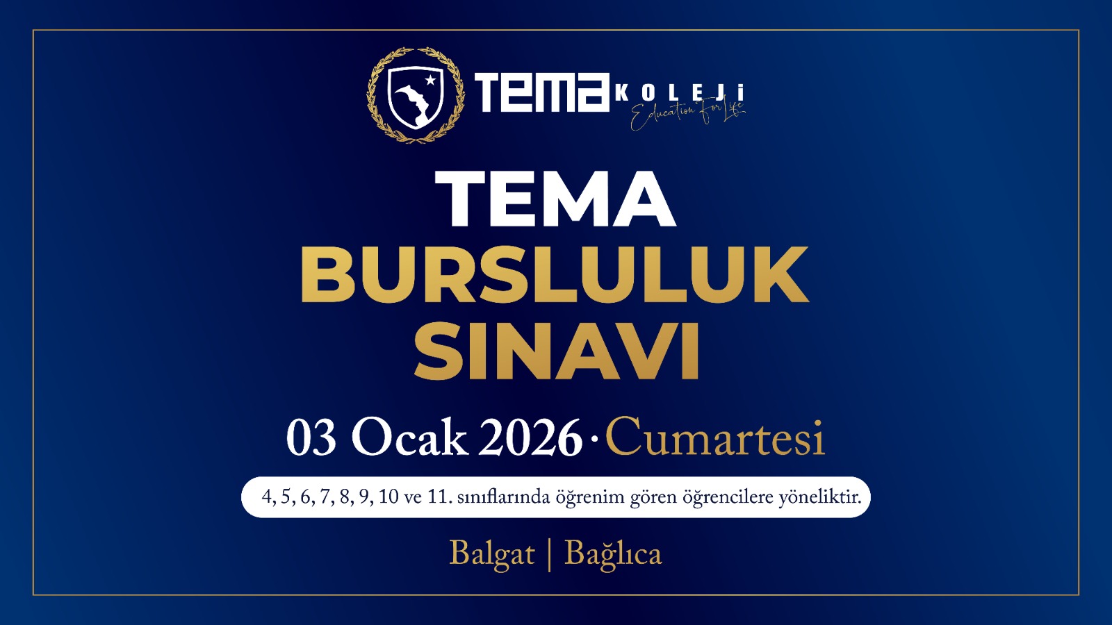 2026-2027 Eğitim-Öğretim Yılı Bursluluk Sınavı Kayıtlarımız Başladı