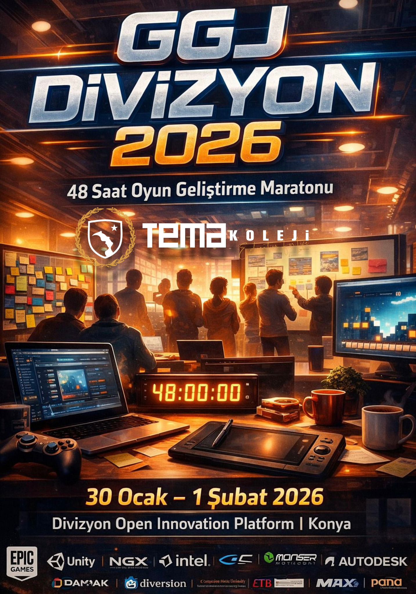 GGJ Divizyon 2026 başlıyor!