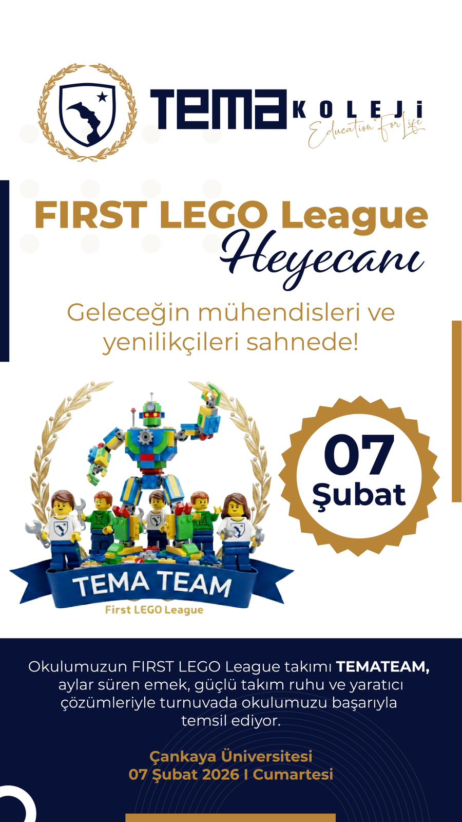 FIRST LEGO League Heyecanı!