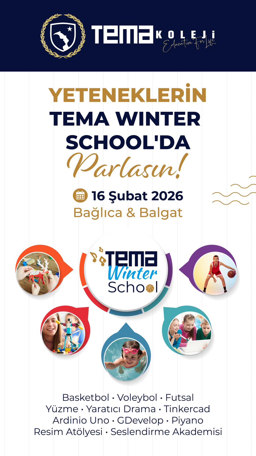 Tema Winter School’da Kendini Keşfetme Yolculuğu Başlıyor!