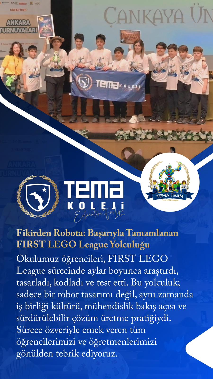 First Lego League Yolculuğumuz