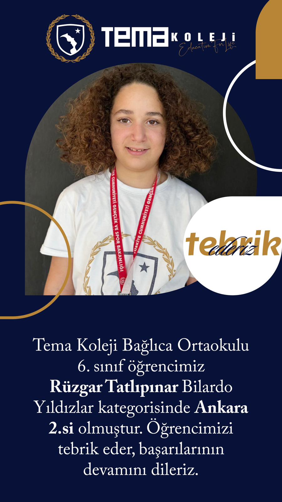 Öğrencimiz Rüzgar Tatlıpınar’dan Büyük Başarı