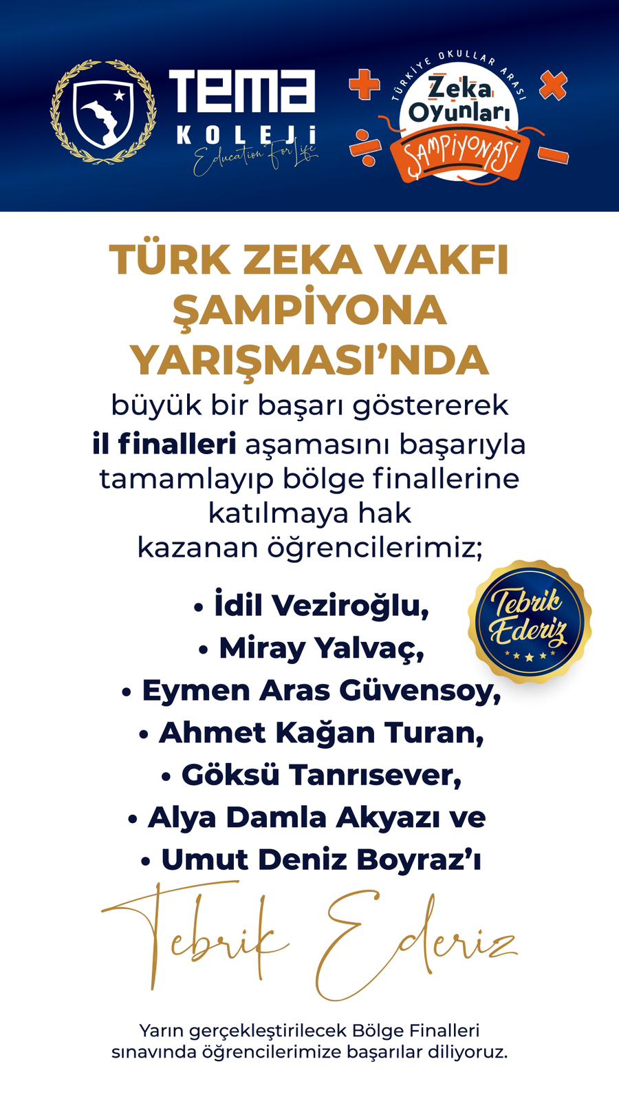 Türk Zeka Vakfı Şampiyona Yarışması